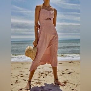 Hunter Bell Gingham Midi Dress